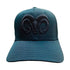 Navy Sheepskin cap with navy logo